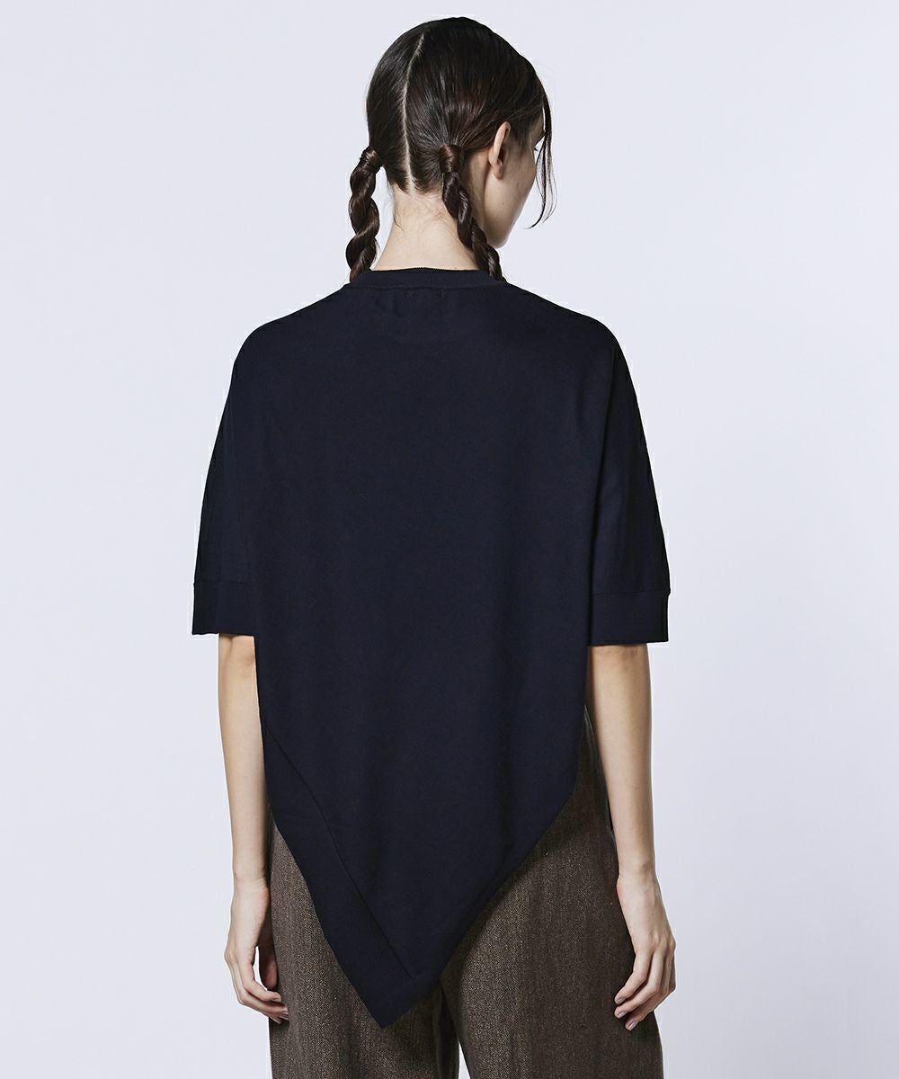 Sov. / ウール天竺 アシンメトリーニット(SALE) TOPS Night STORE