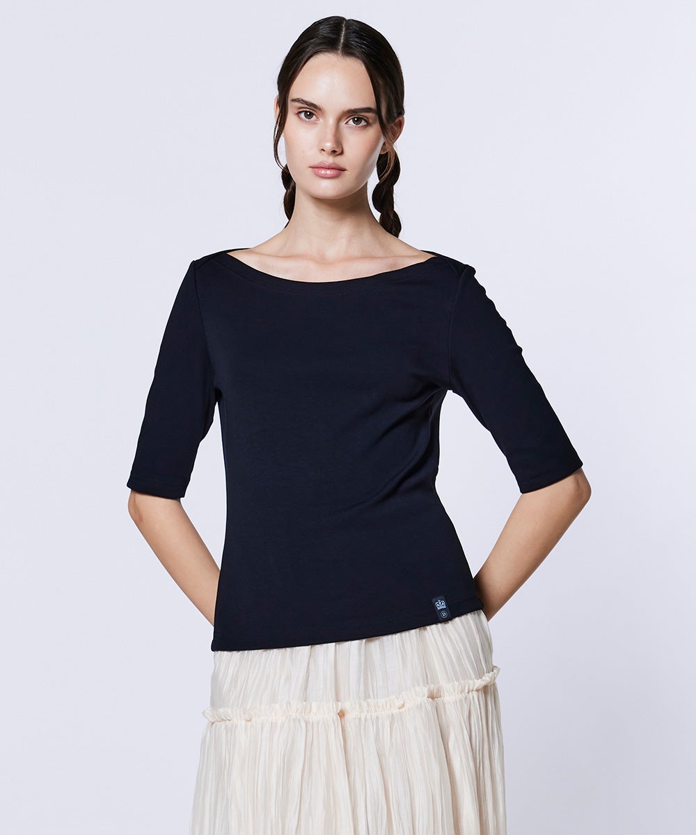 sov トップス Sov. / ベアフライス ボートネックトップス TOPS Night STORE | ダブル
