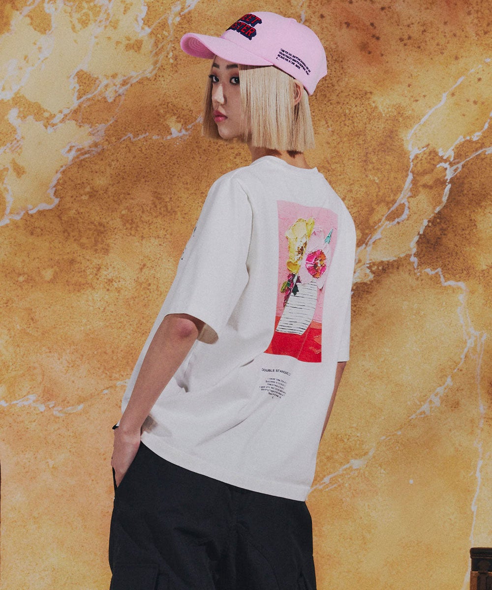 DSC / チェーンステッチTシャツ TOPS Night STORE | ダブル