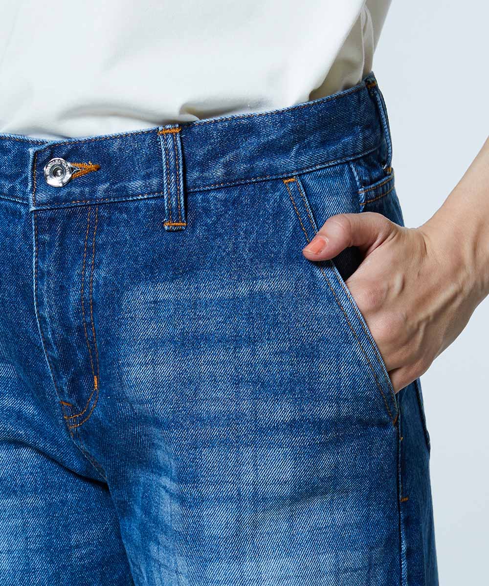 DSC / 12.5oz ユーズドチェック デニムパンツ(SALE) BOTTOMS Night