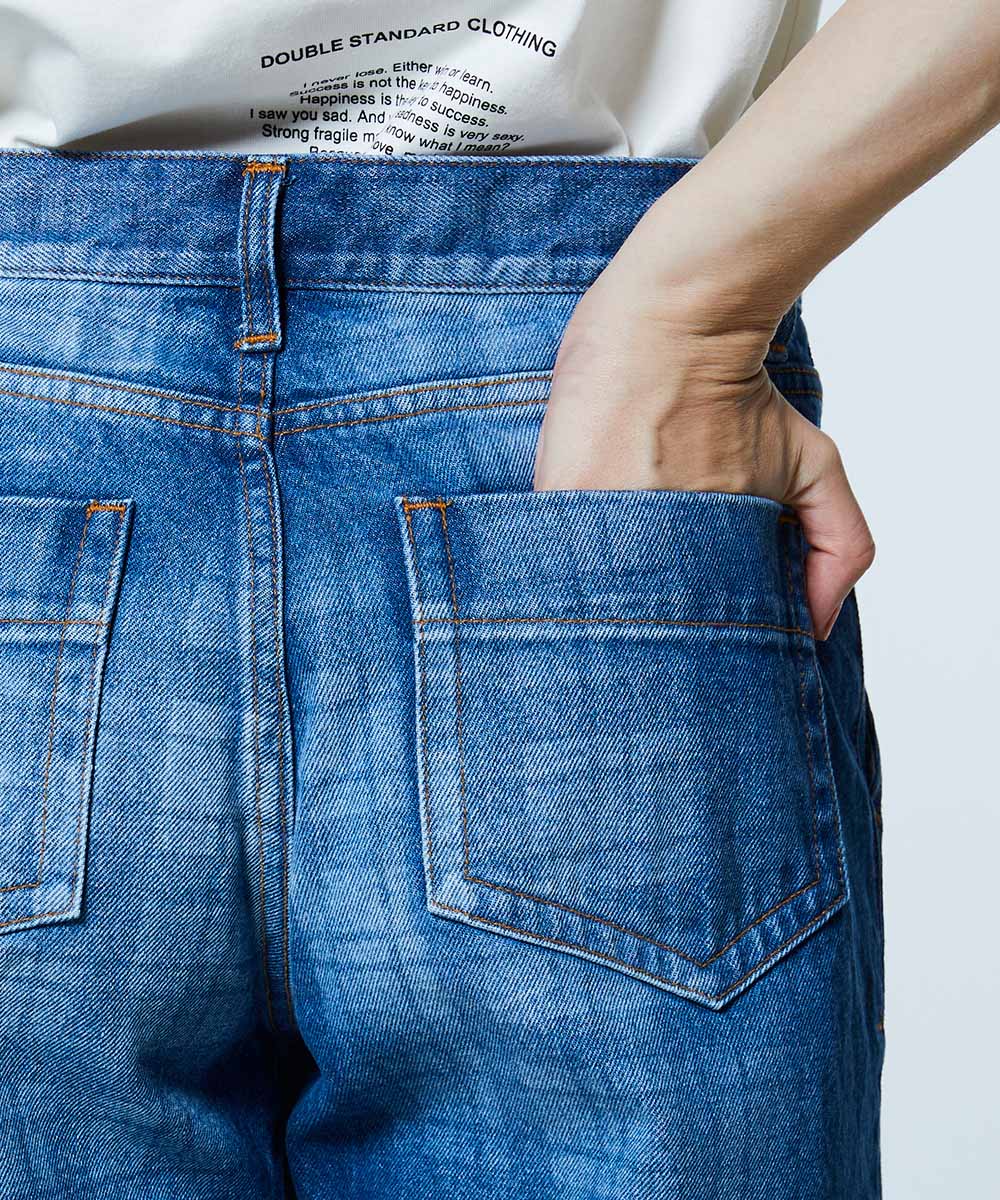 DSC / 12.5oz ユーズドチェック デニムパンツ(SALE) BOTTOMS Night