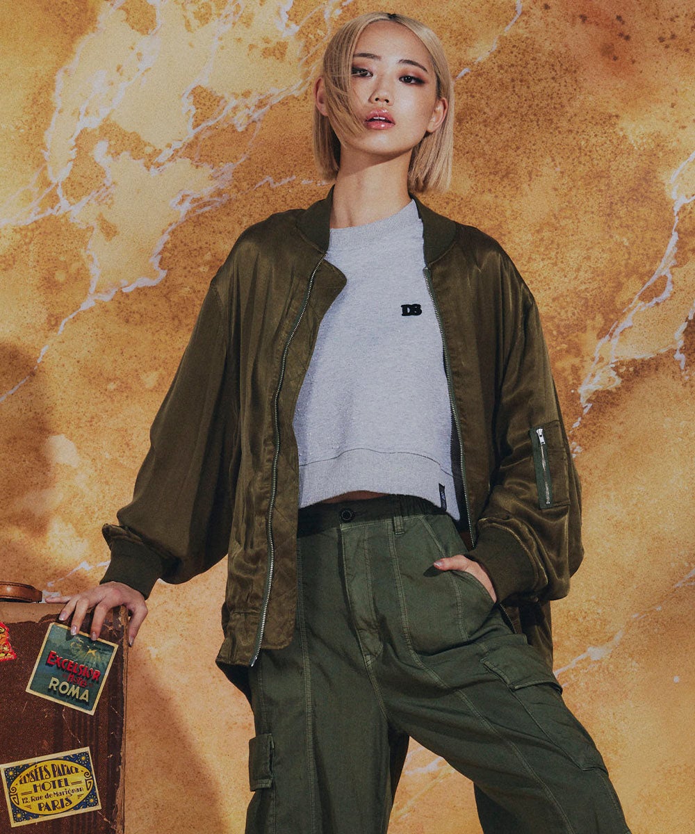 DSC / バックロゴシースルーブルゾン OUTERS Night STORE | ダブル