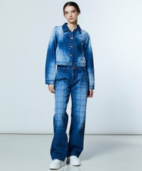 DSC / 12.5oz ユーズドチェック デニムジャケット OUTERS Night STORE 