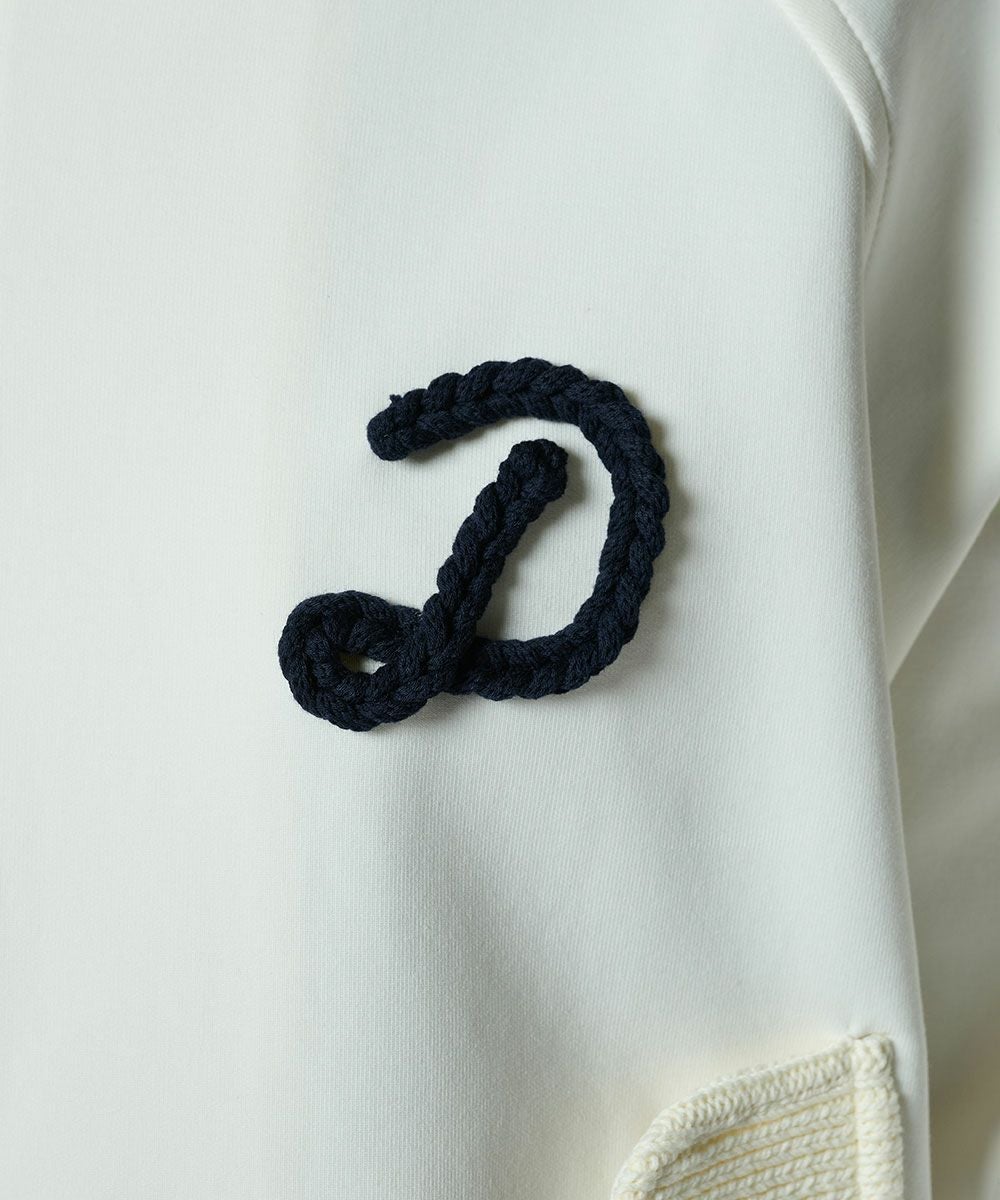 DSC / Dロゴロープ刺繍 ダンボールニットブルゾン OUTERS Night STORE