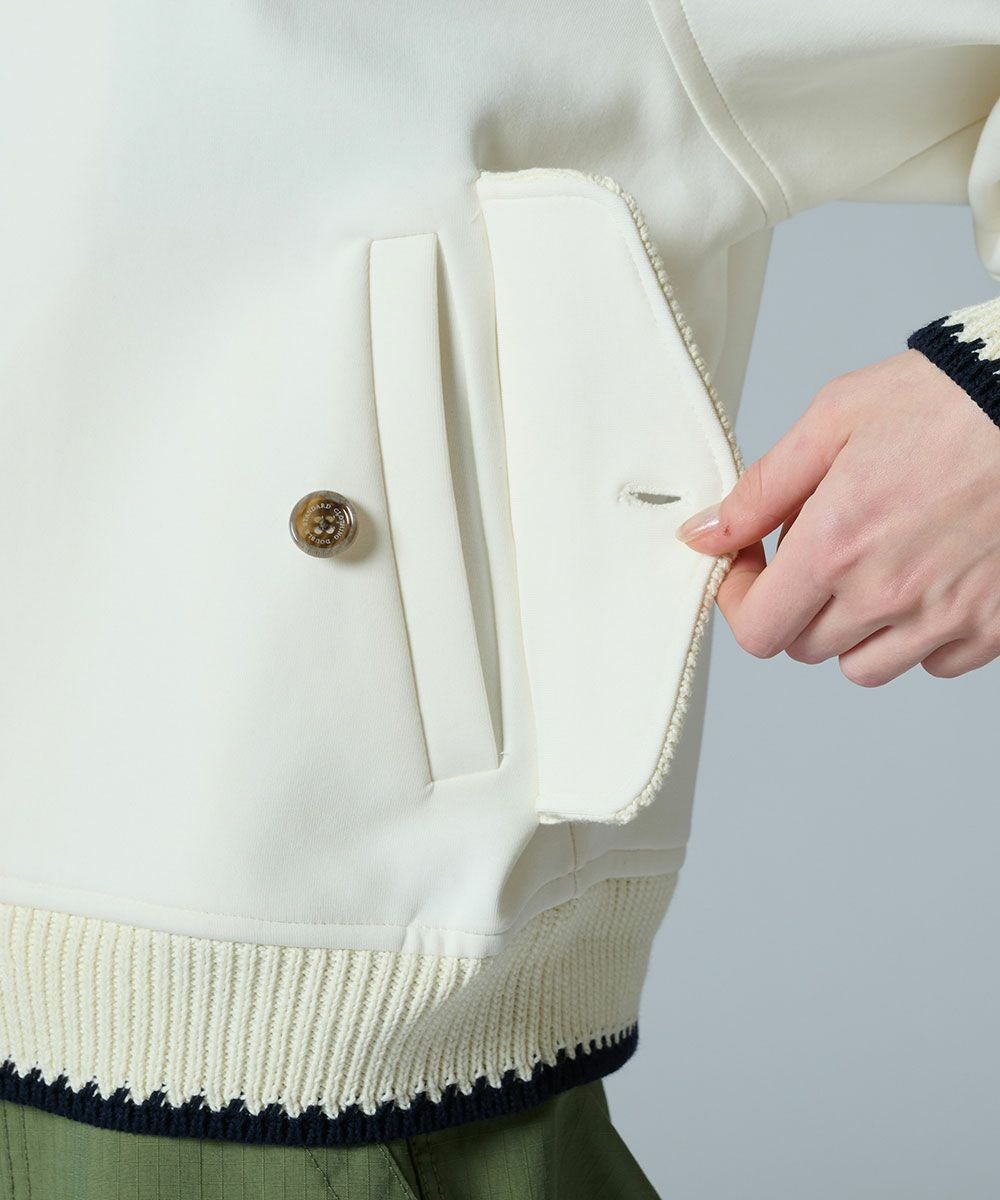 DSC / Dロゴロープ刺繍 ダンボールニットブルゾン OUTERS Night STORE