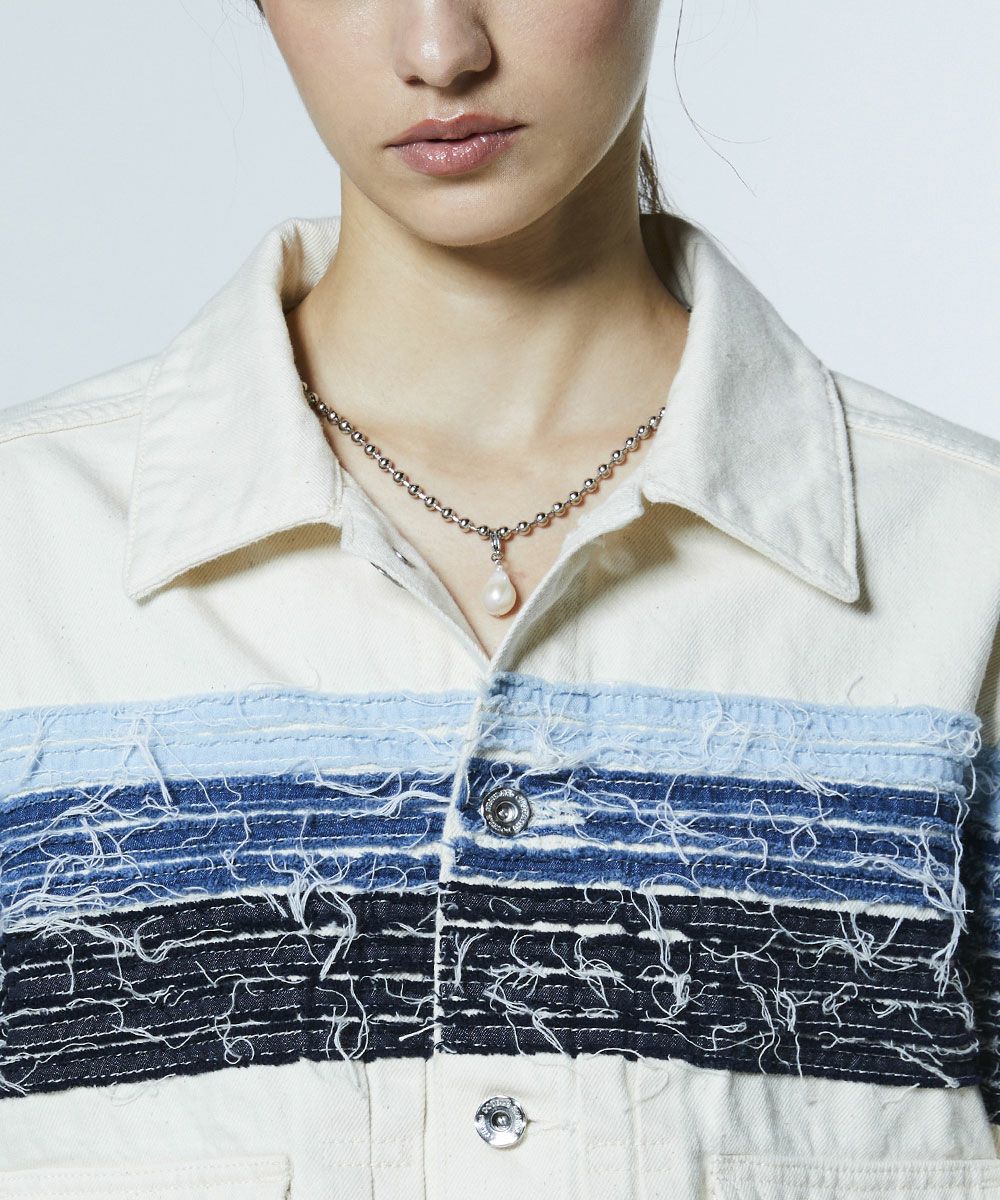 BAND OF OUTSIDERS グラデーション　デニム　テーラードジャケット MV5BNzg2NDcyYTUtMzhlZS00NDE5LT