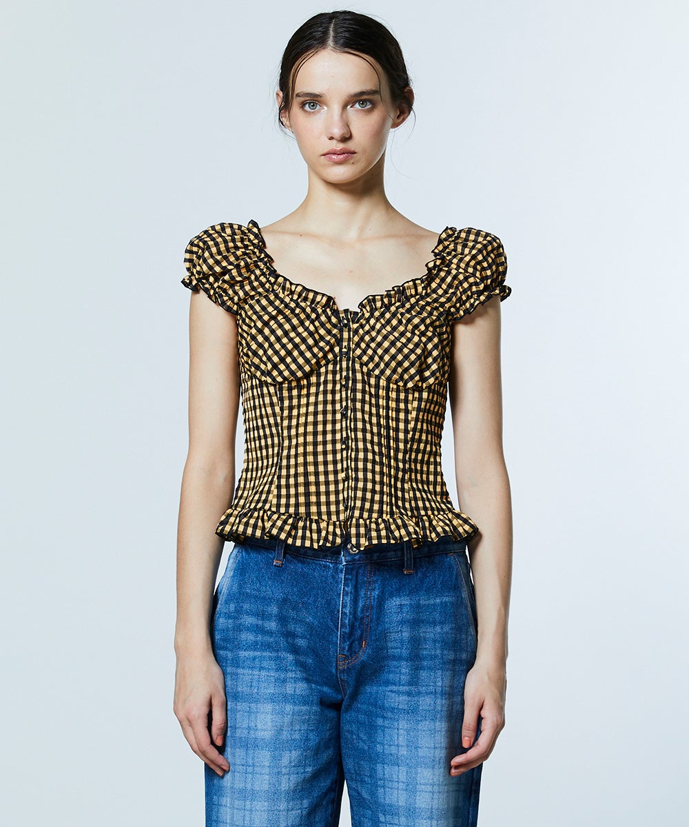 オレンジ×ブラック