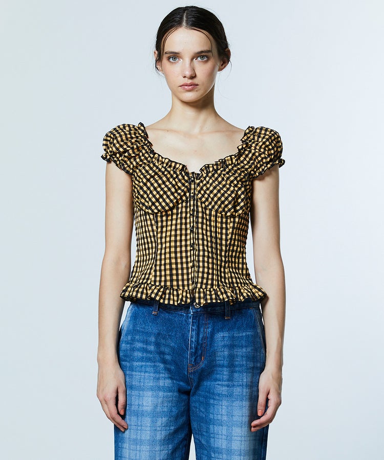 オレンジ×ブラック