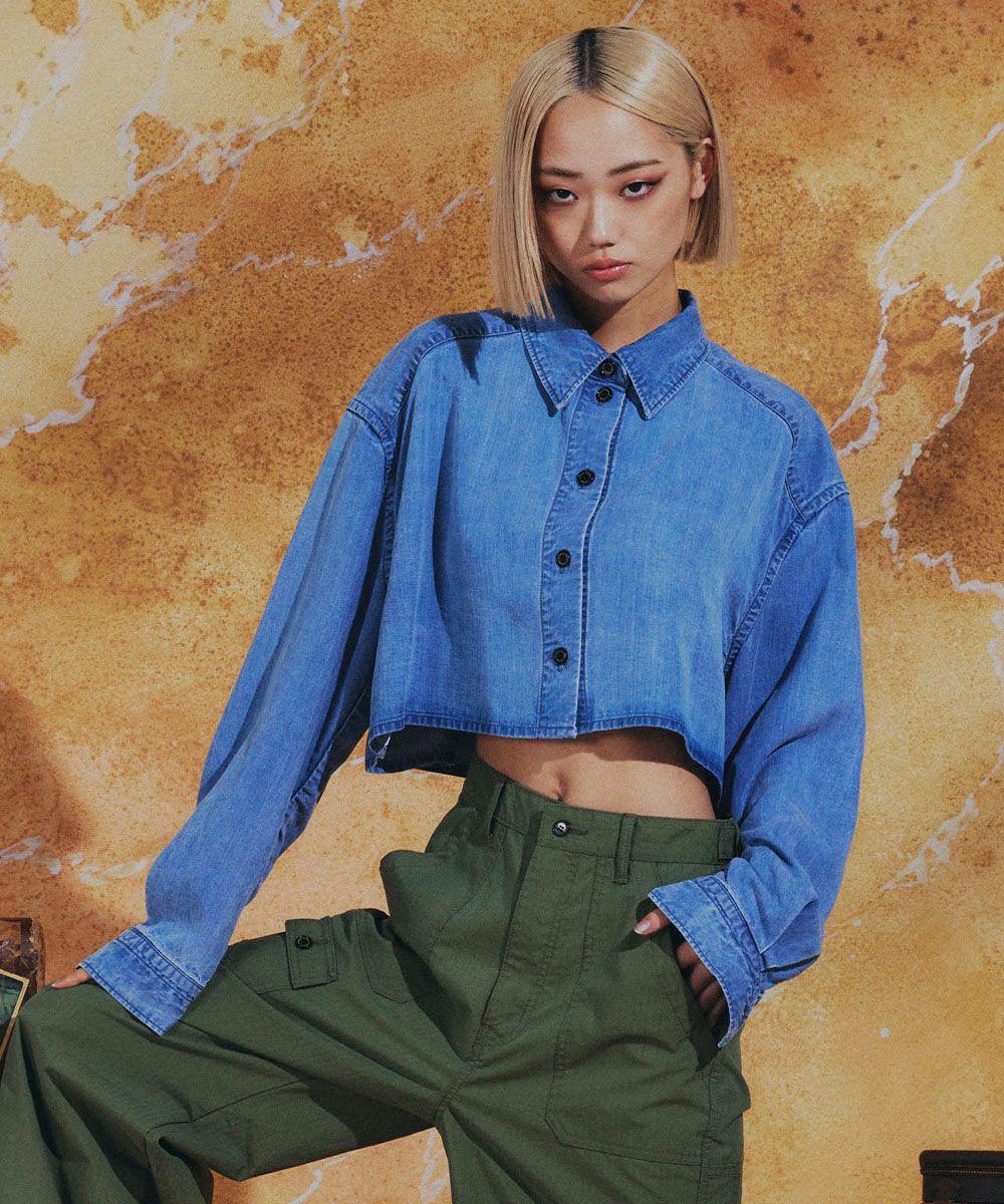 DSC / レーヨンエット カラフルシャツ TOPS Night STORE | ダブル