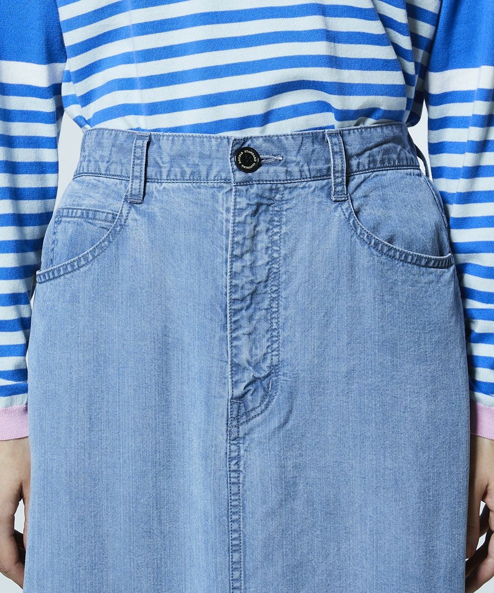 DSC / テンセルデニム ロングスカート BOTTOMS Night STORE | ダブル