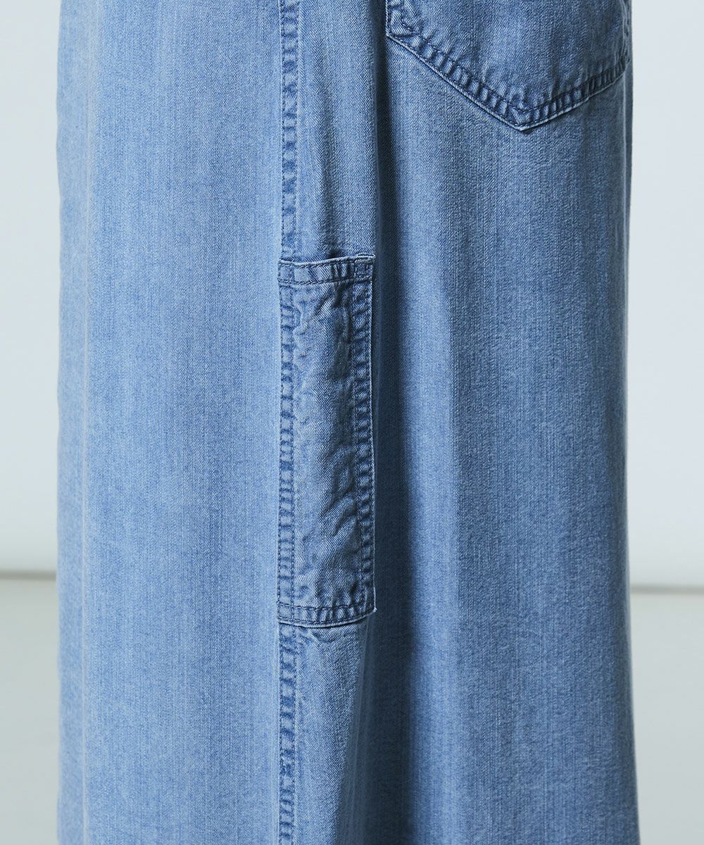 DSC / テンセルデニム ロングスカート BOTTOMS Night STORE | ダブル