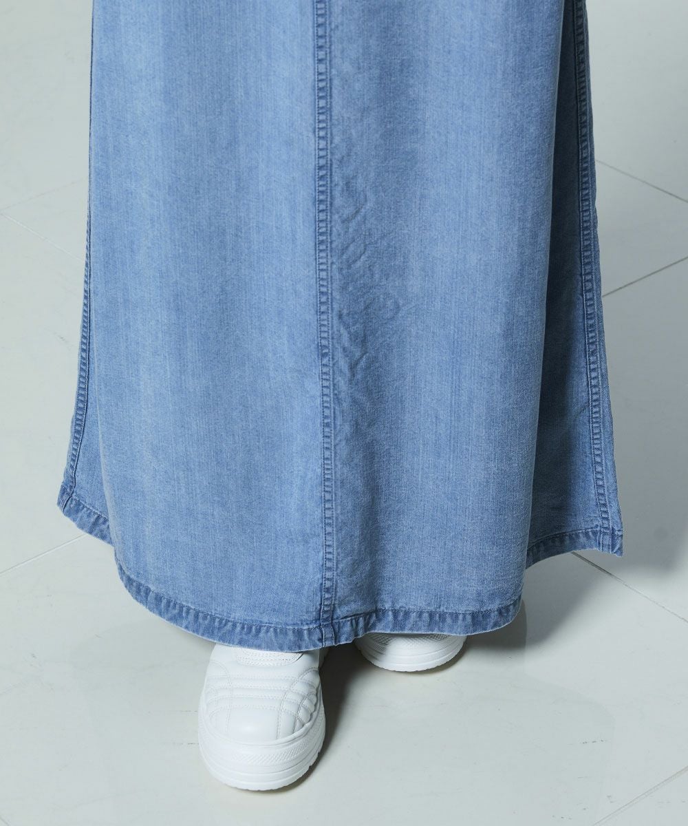 DSC / テンセルデニム ロングスカート BOTTOMS Night STORE | ダブル