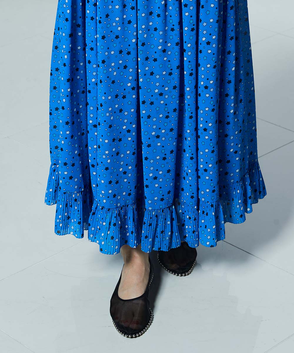 DSC / スター フリルシフォンギャザー2WAYワンピース(SALE) DRESS