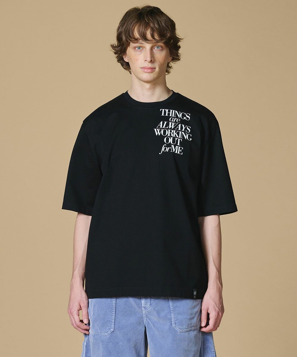 D/him 引揃Long staple バックプリントTシャツ(SALE) TOPS Night STORE