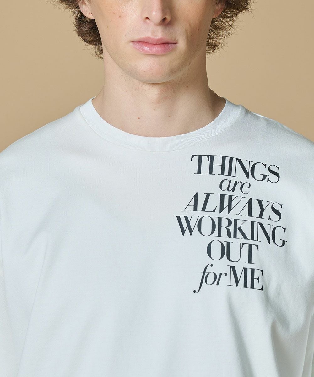 D/him 引揃Long staple バックプリントTシャツ(SALE) TOPS Night STORE