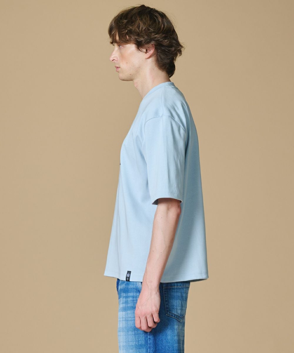 ディーヒム ダブルスタンダードクロージング ロゴ刺繍D/him. D/him オリジナルロゴ刺繍Tシャツ(SALE) TOPS Night STORE | ダブル