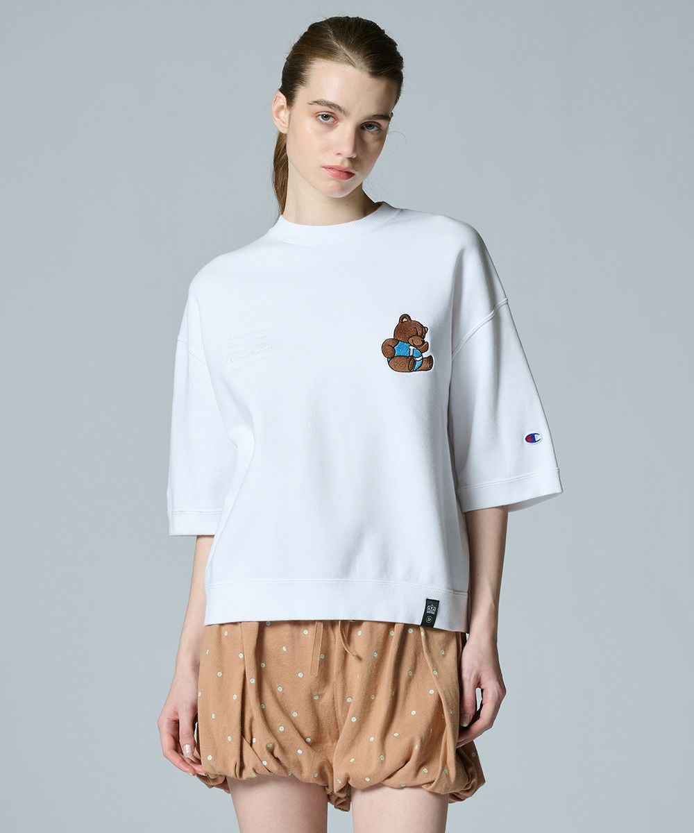 Champion×DSC/ NY Bear Embroidery Sweat TOPS Night STORE | ダブル Champion×DSC/ NY Bear Embroidery Sweat TOPS Night STORE | ダブル