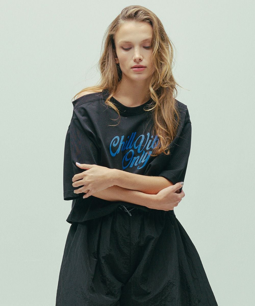 ダブルスタンダードクロージング エッセンシャル ショートTシャツ　ブラック Night STORE | ダブルスタンダードクロージング公式通販