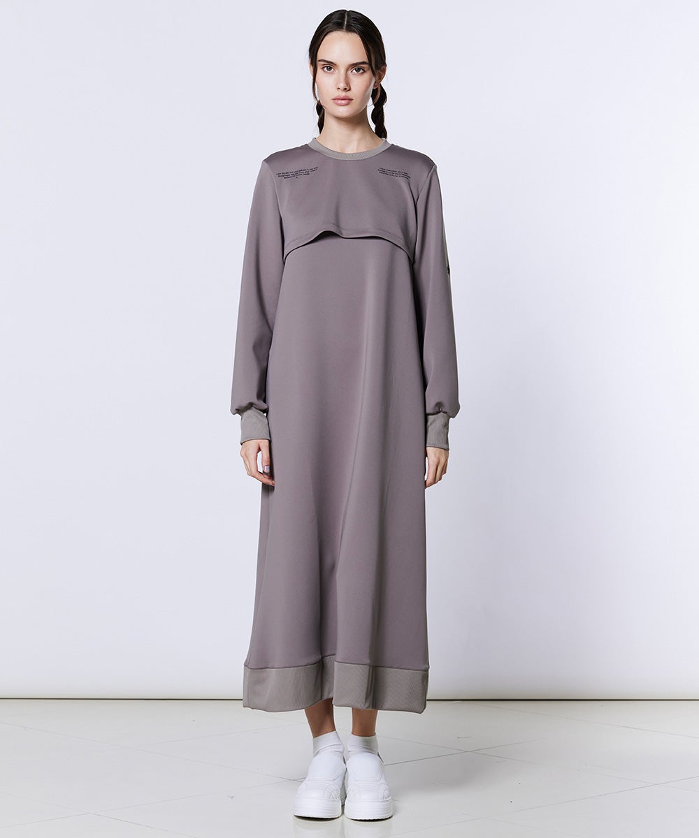 ESSENTIAL / アクアスーティングレイヤードワンピース(SALE) DRESS
