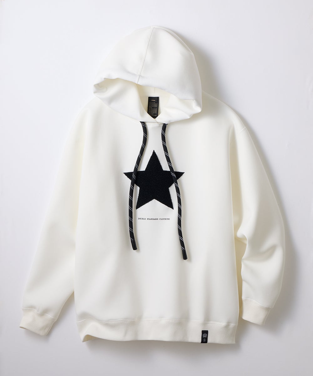 DSC / スター刺繍 ダンボールニットパーカー(WEB限定) TOPS Night