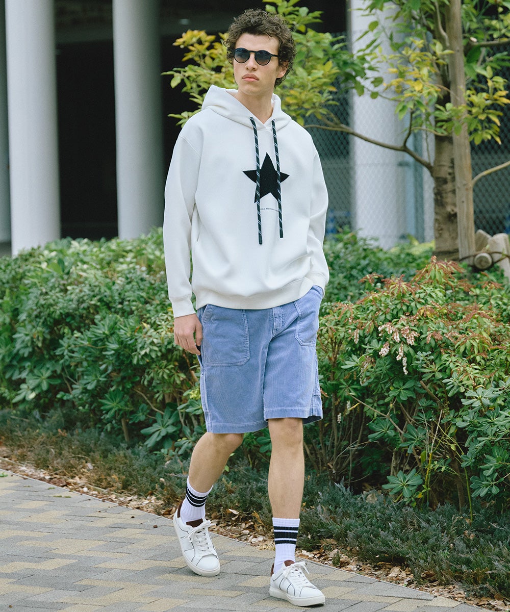 D/him スター刺繍 ダンボールニットパーカー（WEB限定） TOPS Night