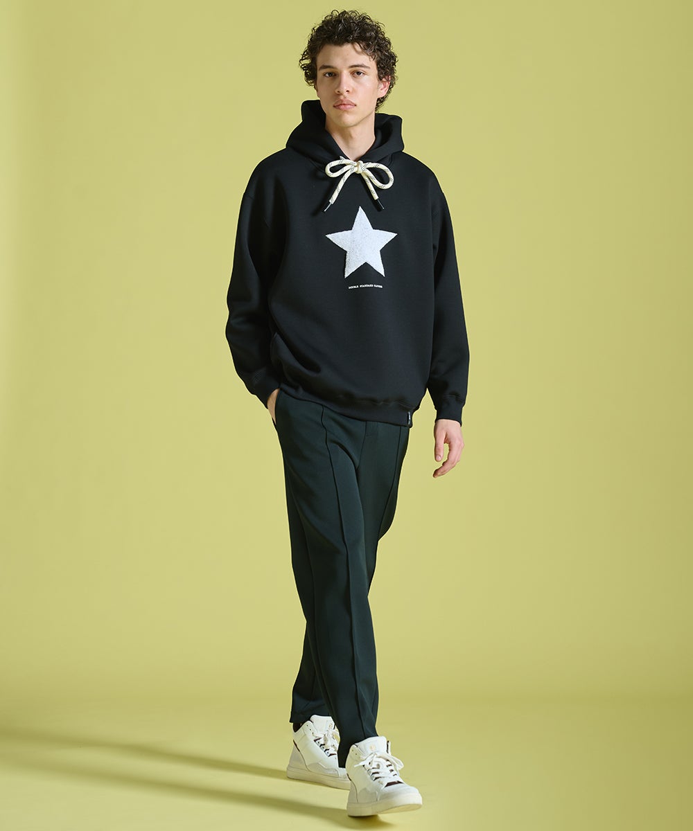 D/him スター刺繍 ダンボールニットパーカー（WEB限定） TOPS Night