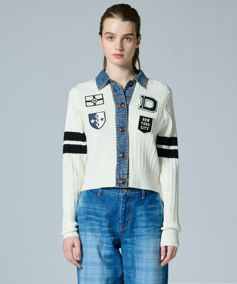 DSC / ドッキングデニムニット TOPS Night STORE | ダブルスタンダード