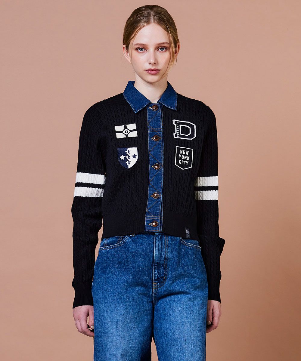 DSC / ドッキングデニムニット TOPS Night STORE | ダブルスタンダード