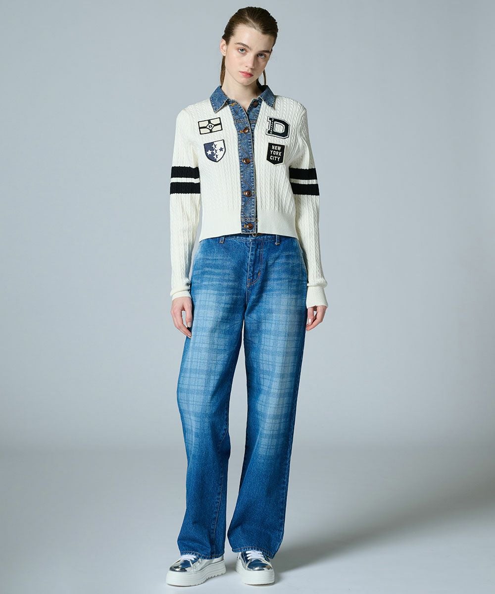 DSC / ドッキングデニムニット TOPS Night STORE | ダブルスタンダード
