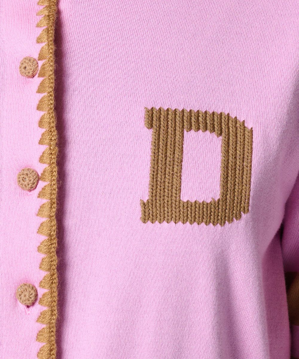 DSC / Dロゴニットカーディガン(SALE) TOPS Night STORE | ダブル