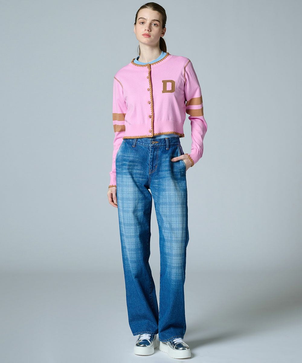 DSC / Dロゴニットカーディガン TOPS Night STORE | ダブル