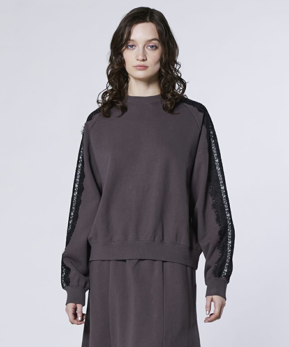 DSC / ヴィンテージレアル 裏毛レースプルオーバー TOPS Night STORE