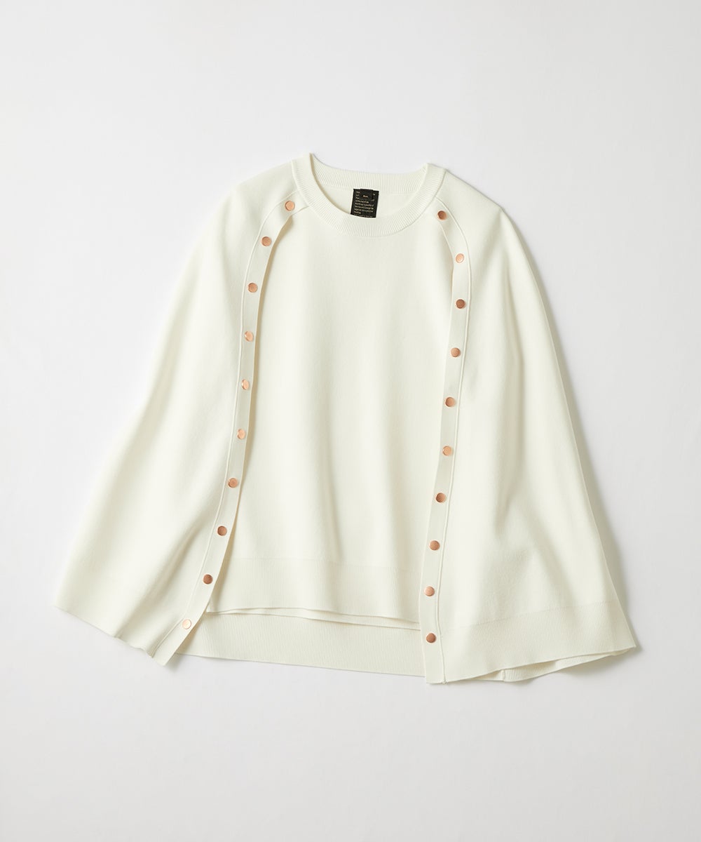 AKKO×Sov. / ボタンアレンジニットケープ(WEB限定) TOPS Night STORE