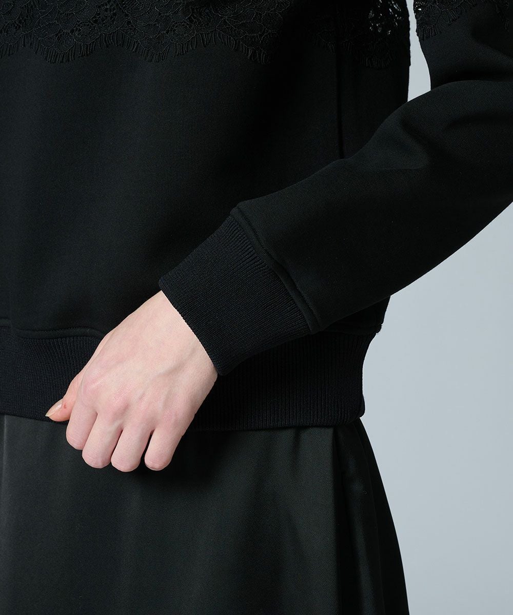 Sov. / レースダンボールニットプルオーバー(WEB限定) TOPS Night