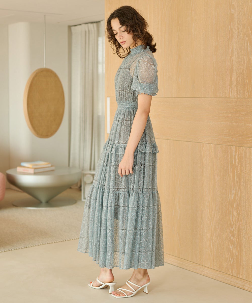 CORCOVADO / ギャザー コードレースドレス DRESS Night STORE | ダブル