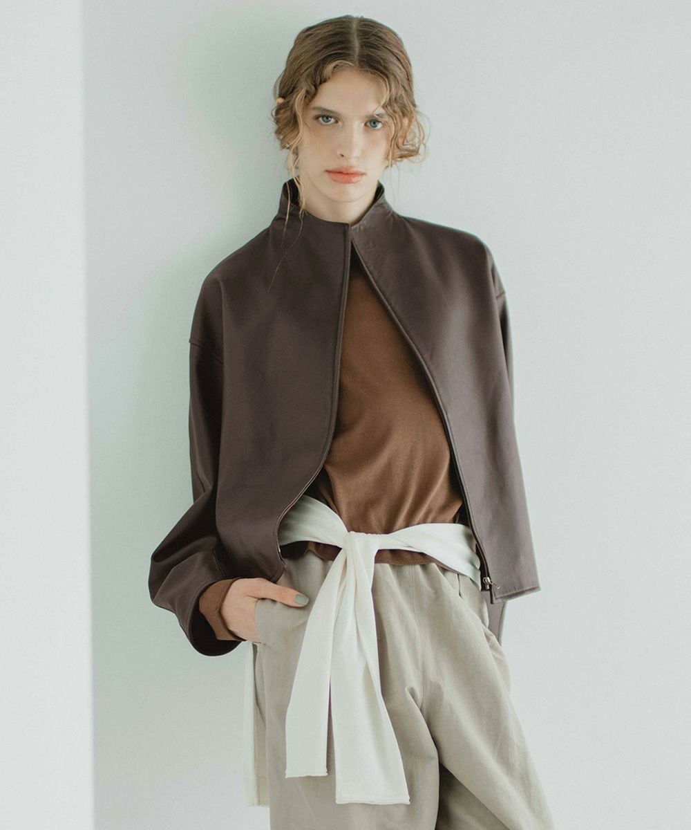 17aw orslow レザージャケット OSLOW/ ラムレザーノーカラージャケット OUTERS Night STORE | ダブル