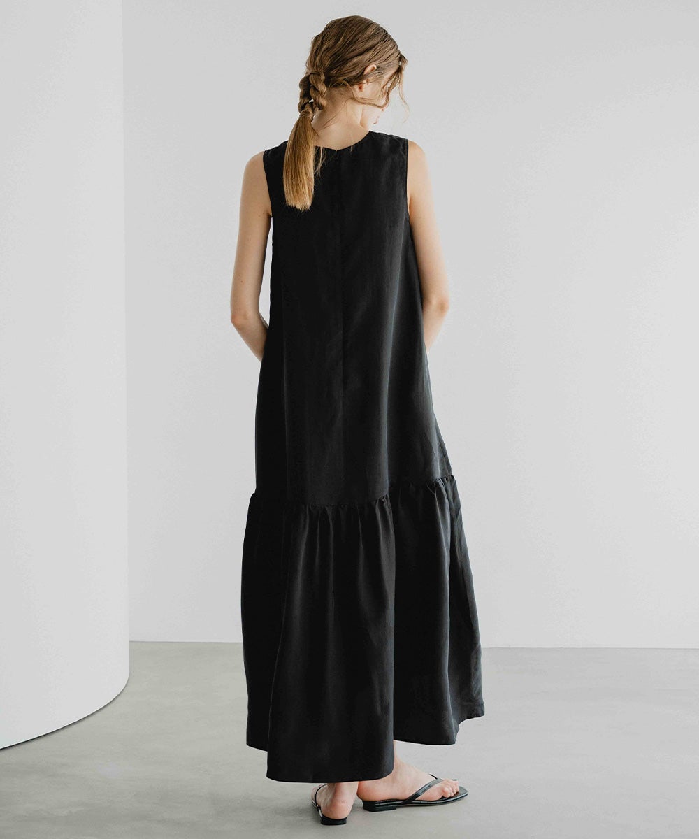 OSLOW / キュプラシルク フレアワンピース DRESS Night STORE | ダブル
