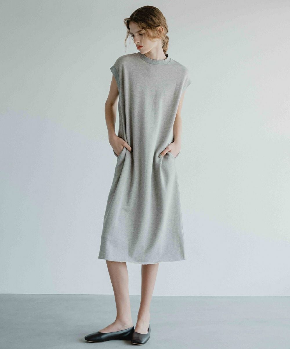OSLOW / スビンプラチナ裏毛コットンワンピース DRESS Night STORE