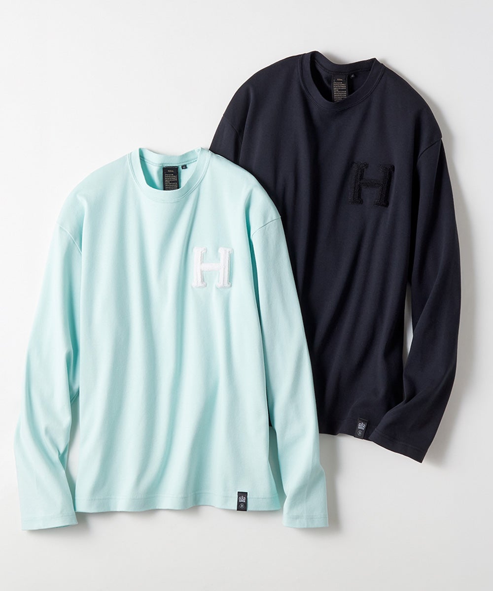 D/him H刺繍フライスロンT（WEB限定） TOPS Night STORE | ダブル