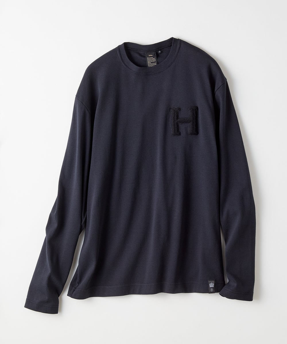 D/him H刺繍フライスロンT（WEB限定） TOPS Night STORE | ダブル