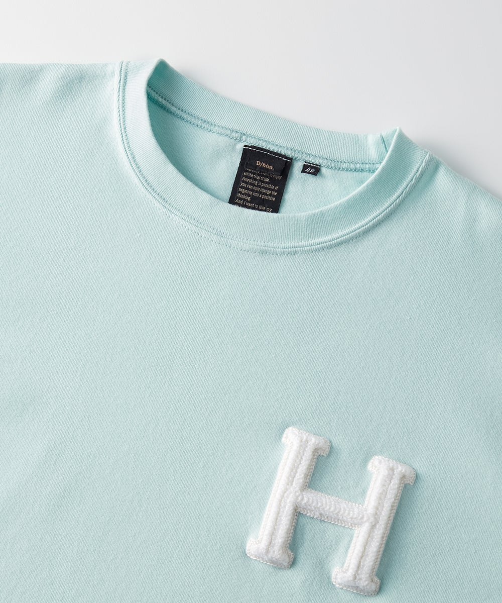 D/him H刺繍フライスロンT（WEB限定） TOPS Night STORE | ダブル