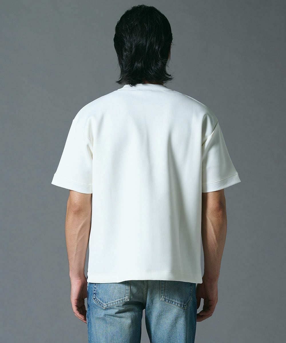 D/him H刺繍スキューバニットTシャツ TOPS Night STORE | ダブル