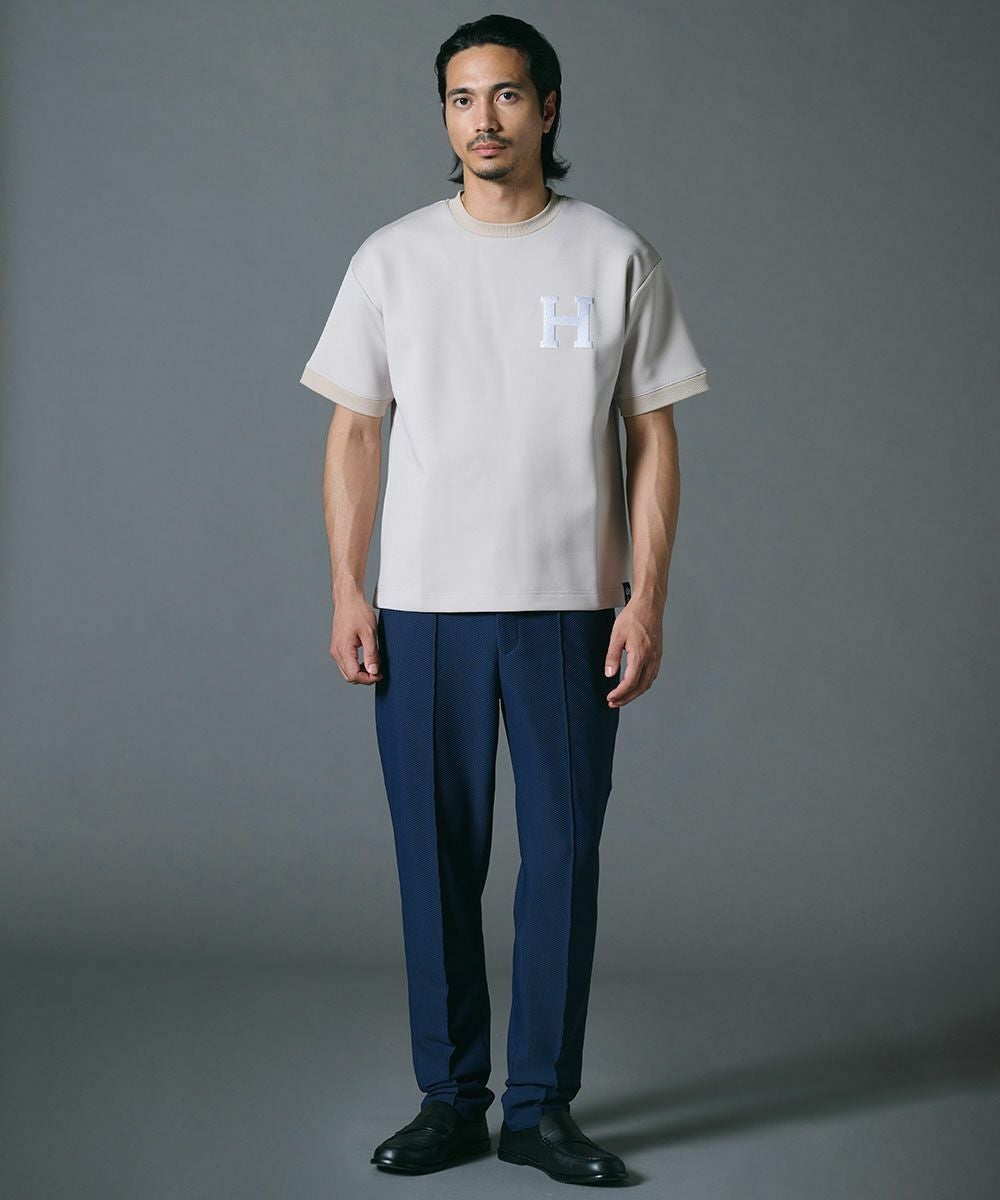 D/him H刺繍スキューバニットTシャツ TOPS Night STORE | ダブル