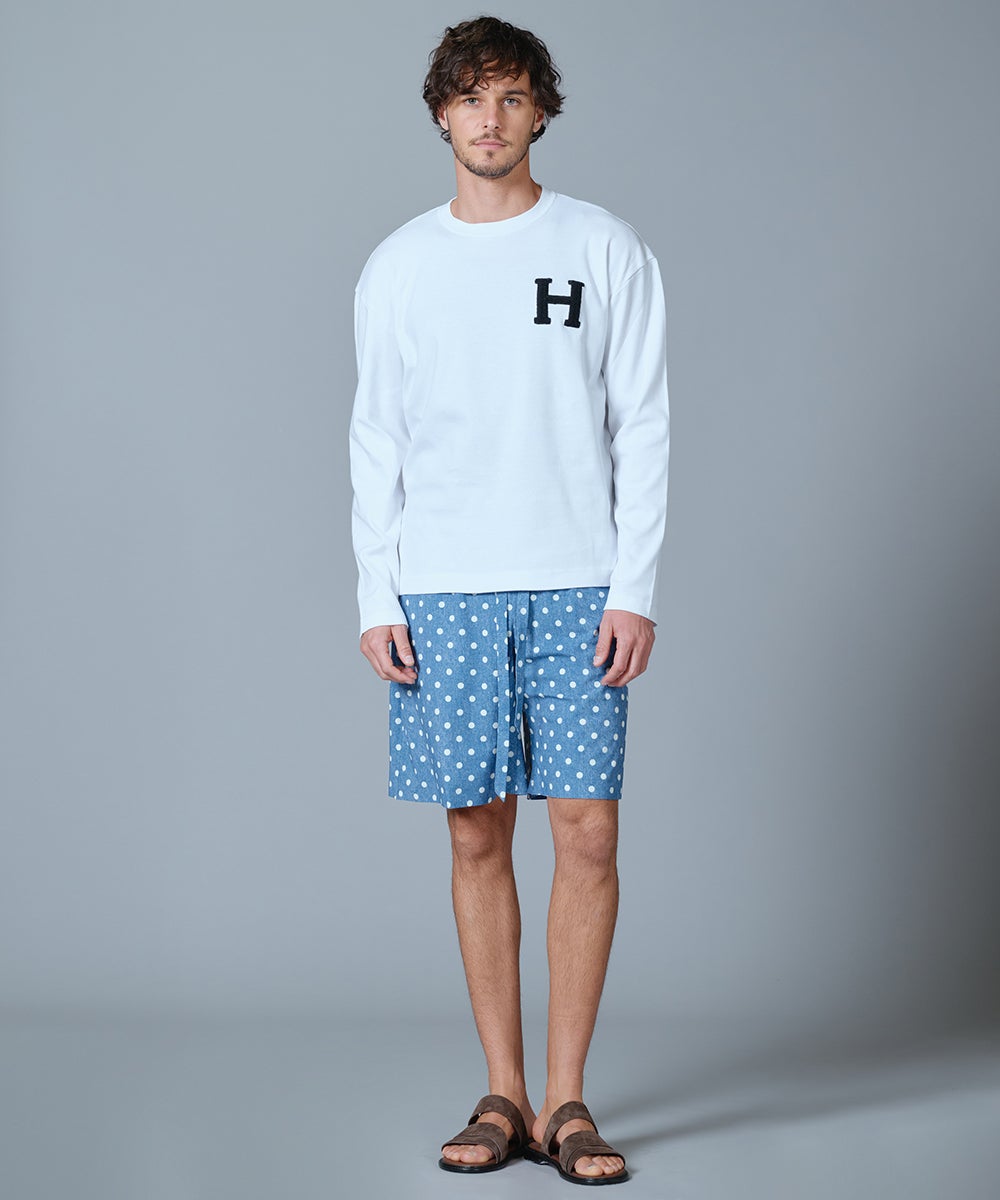 D/him H刺繍フライスロンT TOPS Night STORE | ダブルスタンダード
