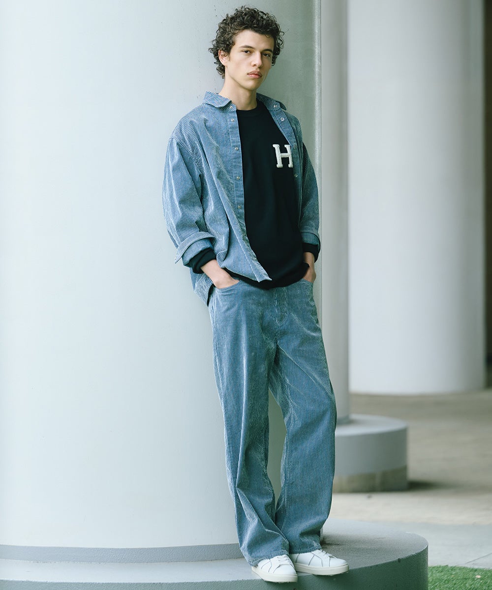 D/him H刺繍フライスロンT TOPS Night STORE | ダブルスタンダード
