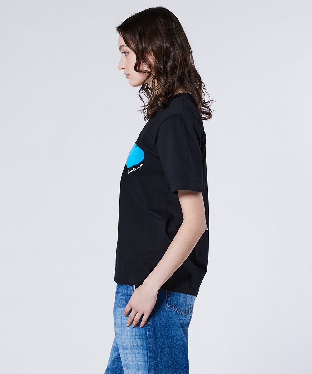 DSC / ハートワッペン 天竺Tシャツ TOPS Night STORE | ダブル