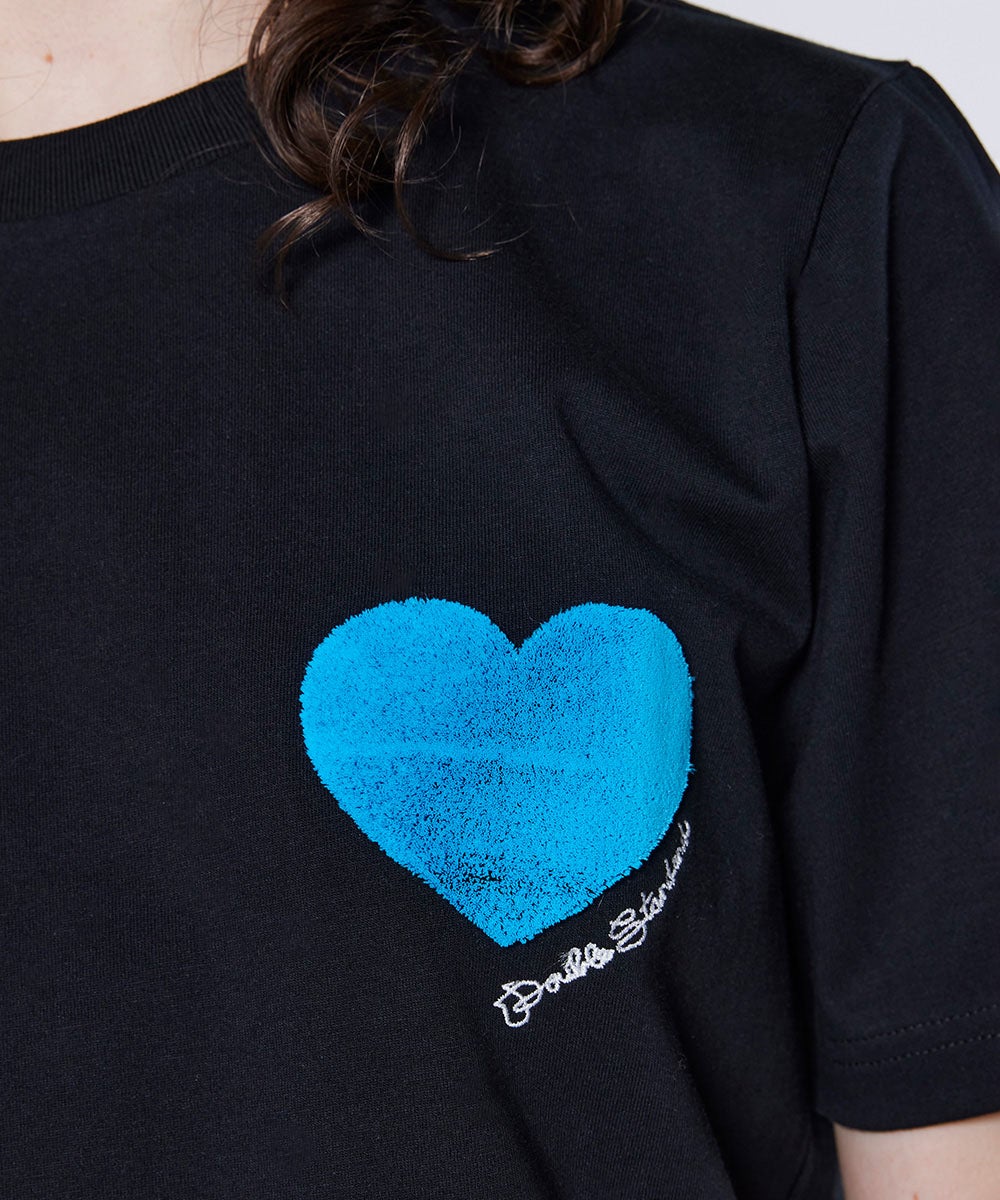 DSC / ハートワッペン 天竺Tシャツ TOPS Night STORE | ダブル