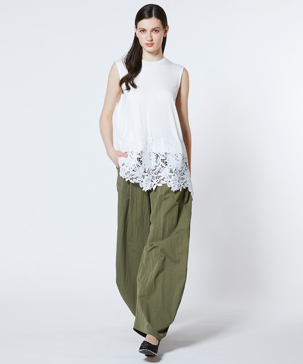 Sov. / レースドッキングノースリカットソー TOPS Night STORE
