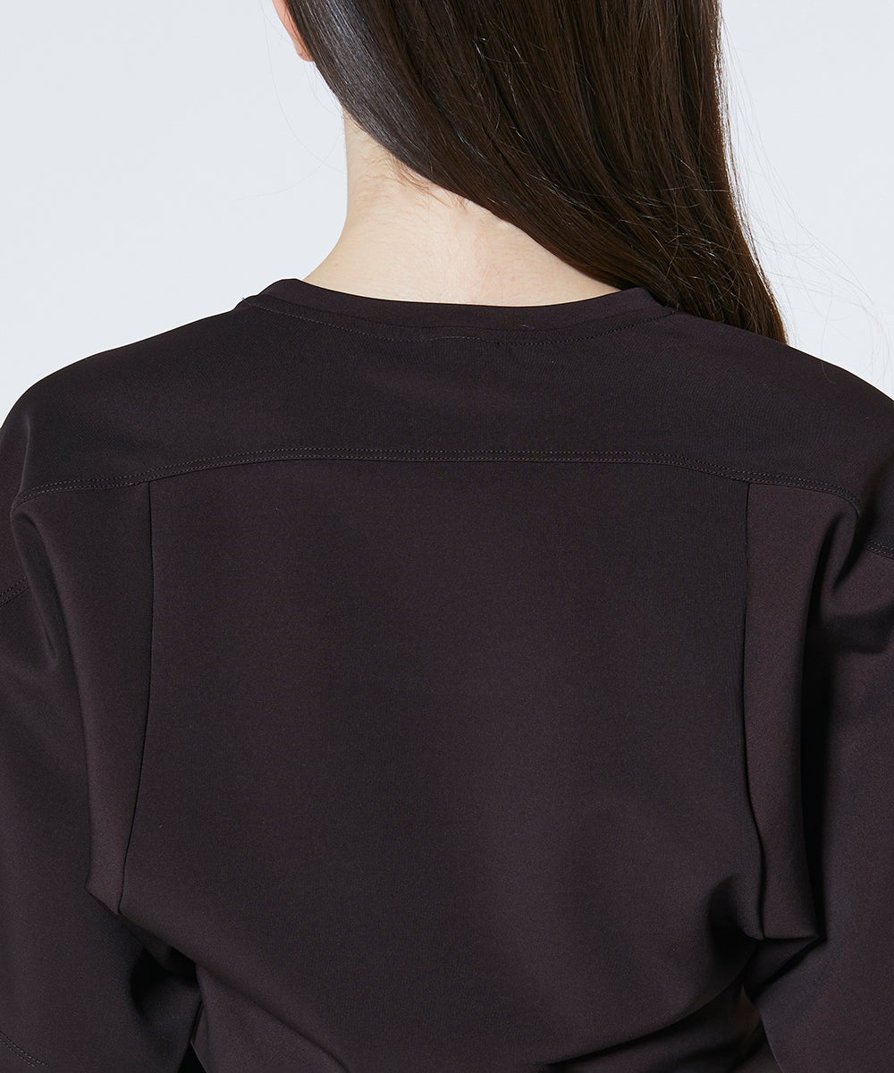 Sov. / マットダンボールストレッチ ラグランプルオーバー TOPS Night