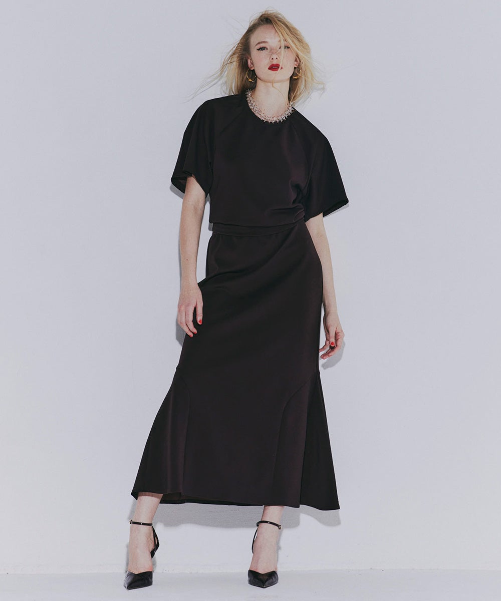 Sov. / マットダンボールストレッチ ラグランプルオーバー TOPS Night